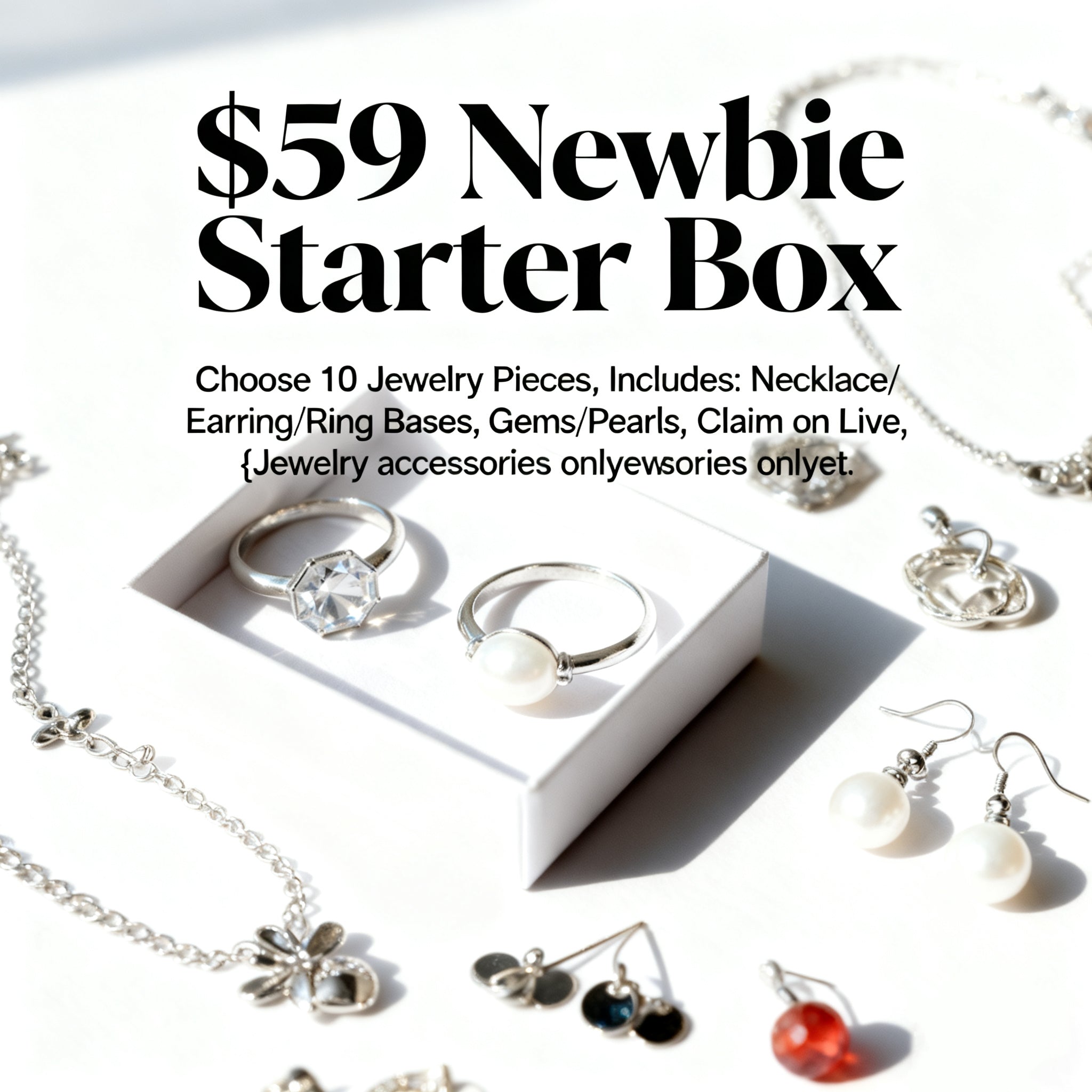 Live Exclusive:Starter Jewelry  Box (10-Piece Kit)